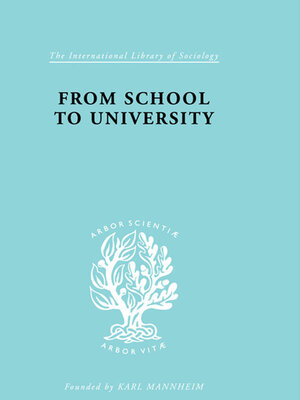 cover image of From School to University